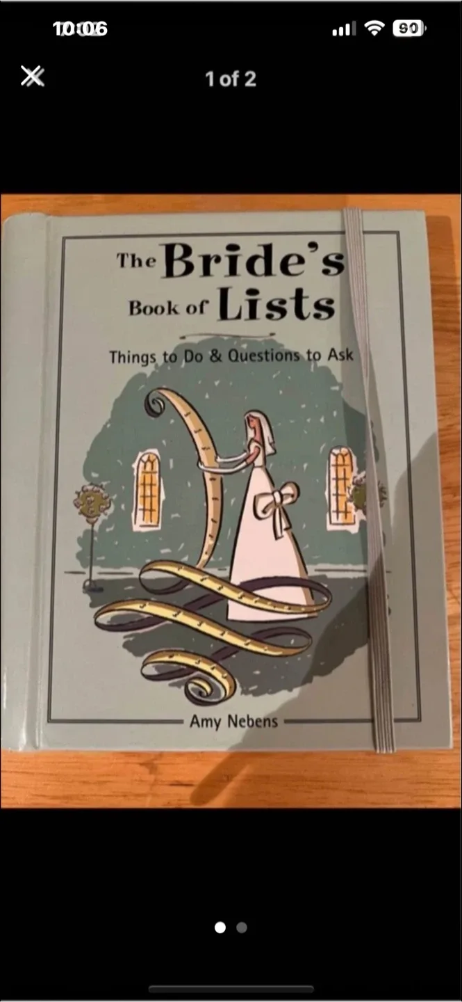 The Bride's Book of Lists by Amy Nebens
