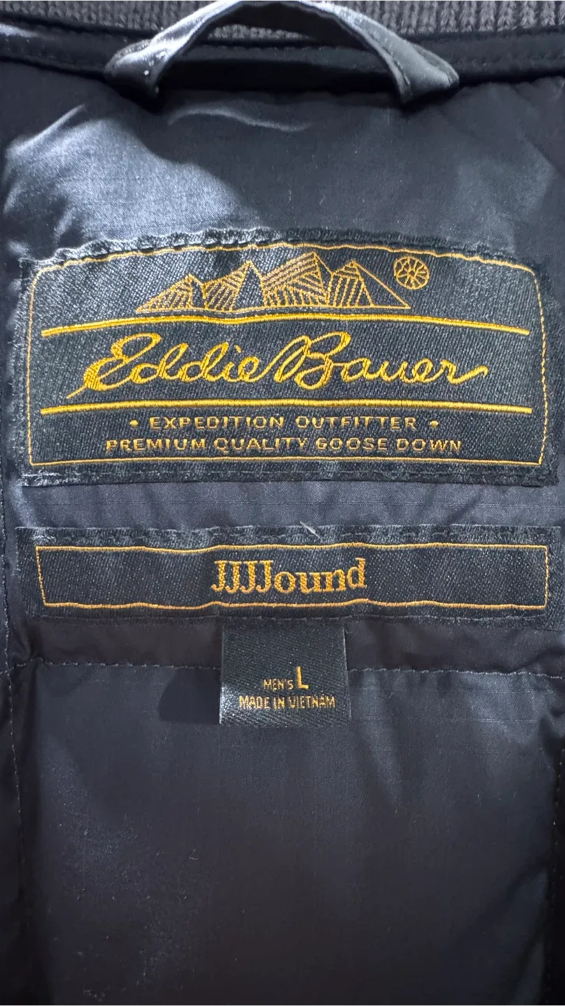 Eddie Bauer x JJJJound Down Vest - Cinder - Men’s Large image indicator(4)