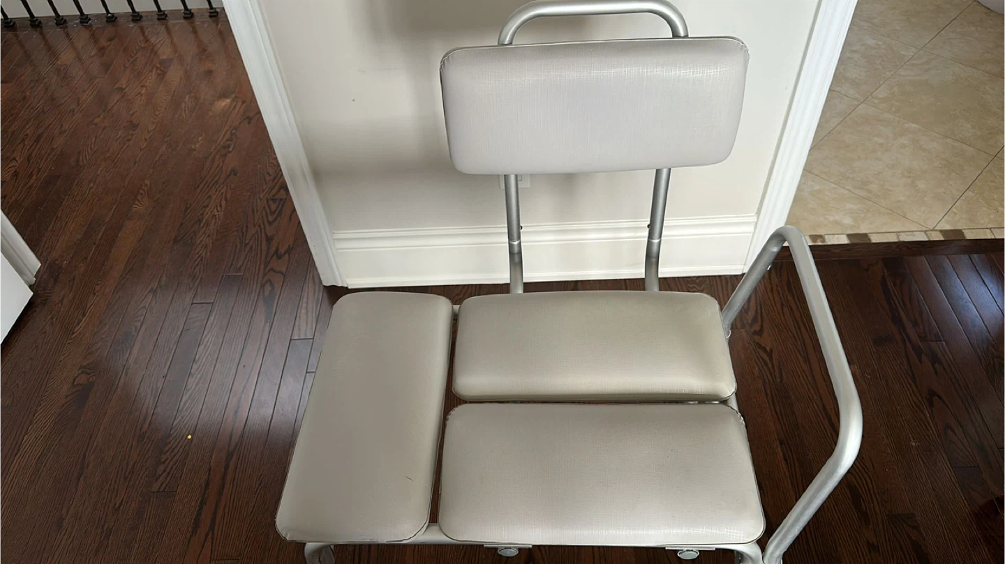 Adjustable Transfer Bench with Backrest - photo 2