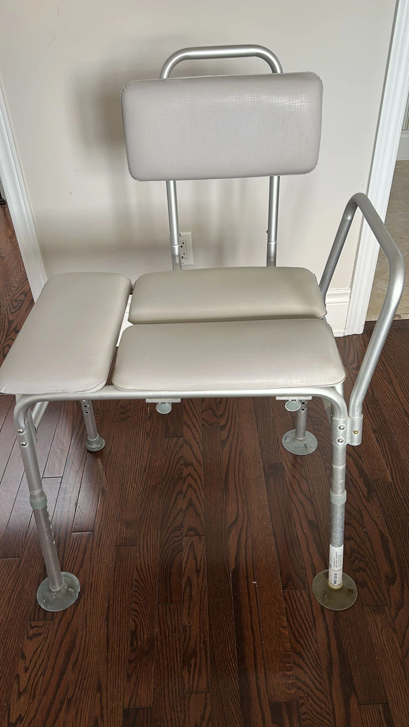 Adjustable Transfer Bench with Backrest