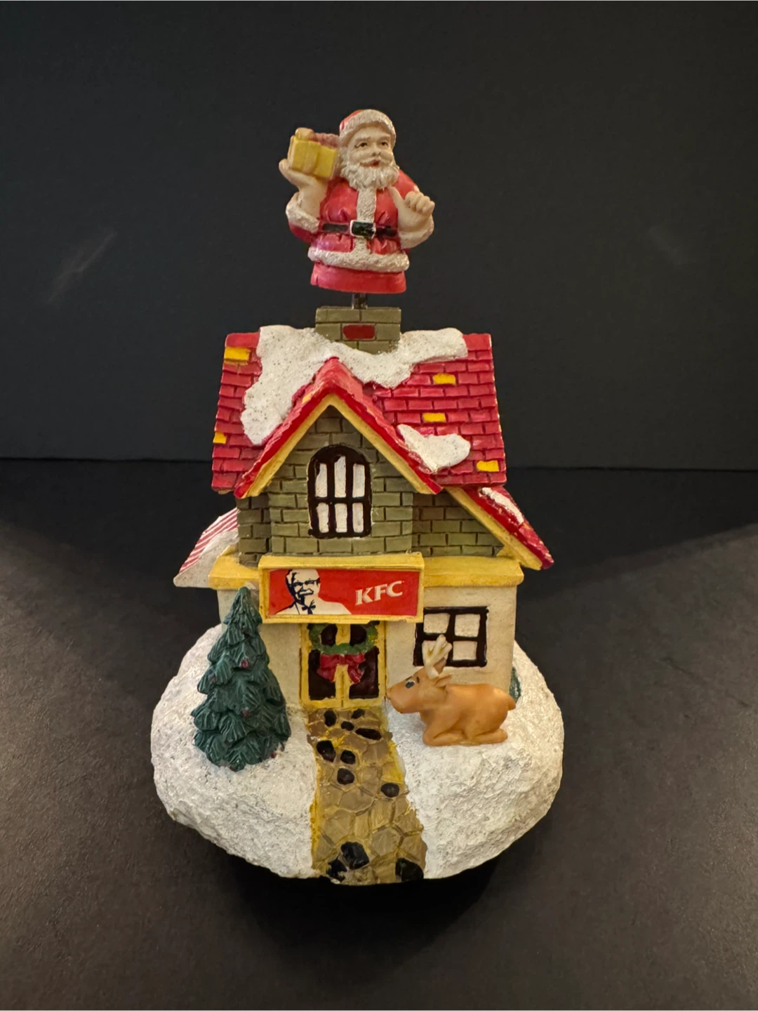 Vintage KFC Santa's Music Box