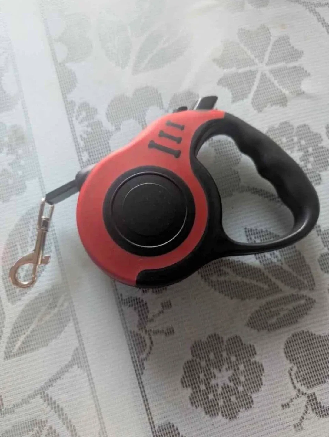 Red Retractable Dog Leash