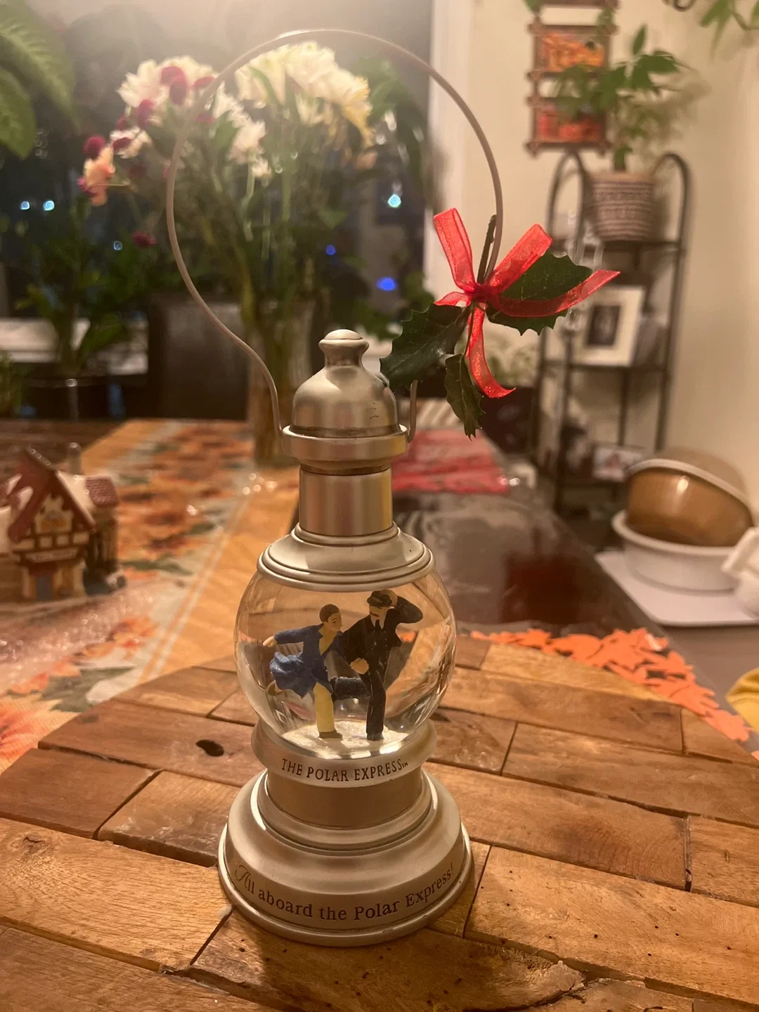 The Polar Express Snow Globe Lantern