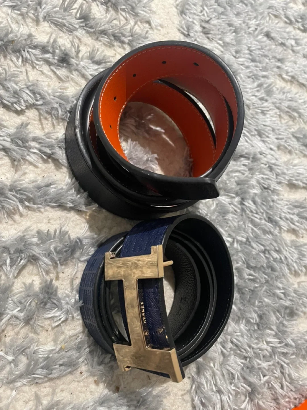 Hermès Reversible Leather Belt Authentic image indicator(4)