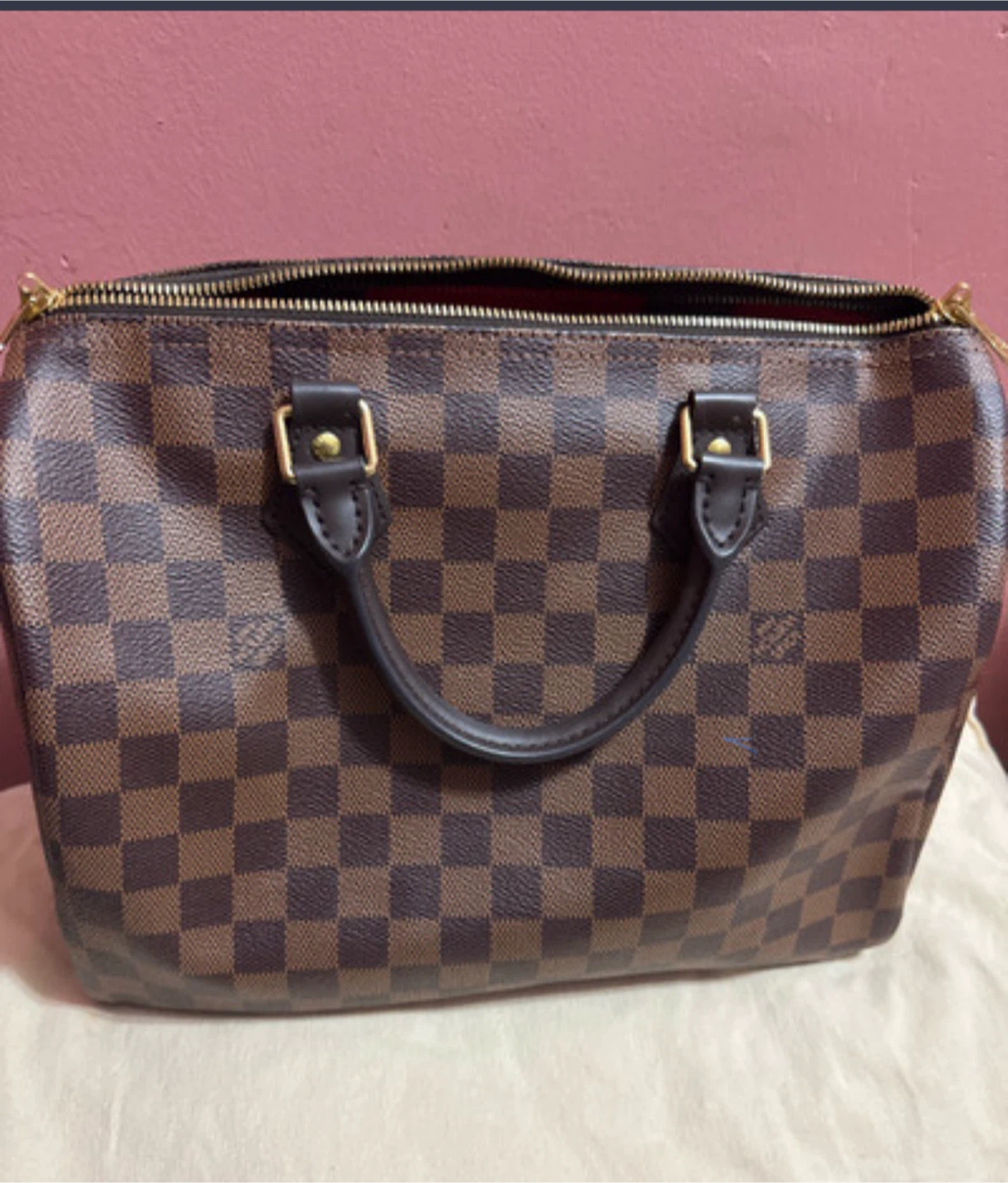 Louis Vuitton Speedy Bandouliere 25 Damier Ebene