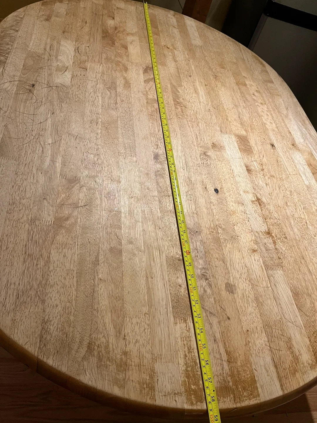 Oval Wooden Dining Table-FREE 2chairs image indicator(3)