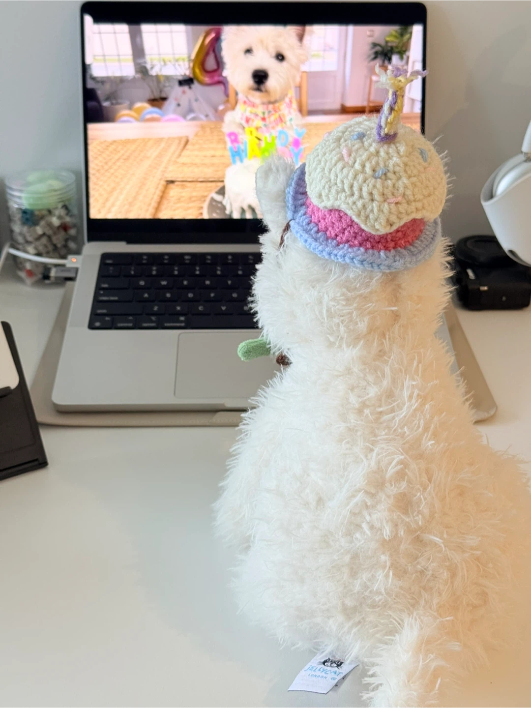 Crochet party hat