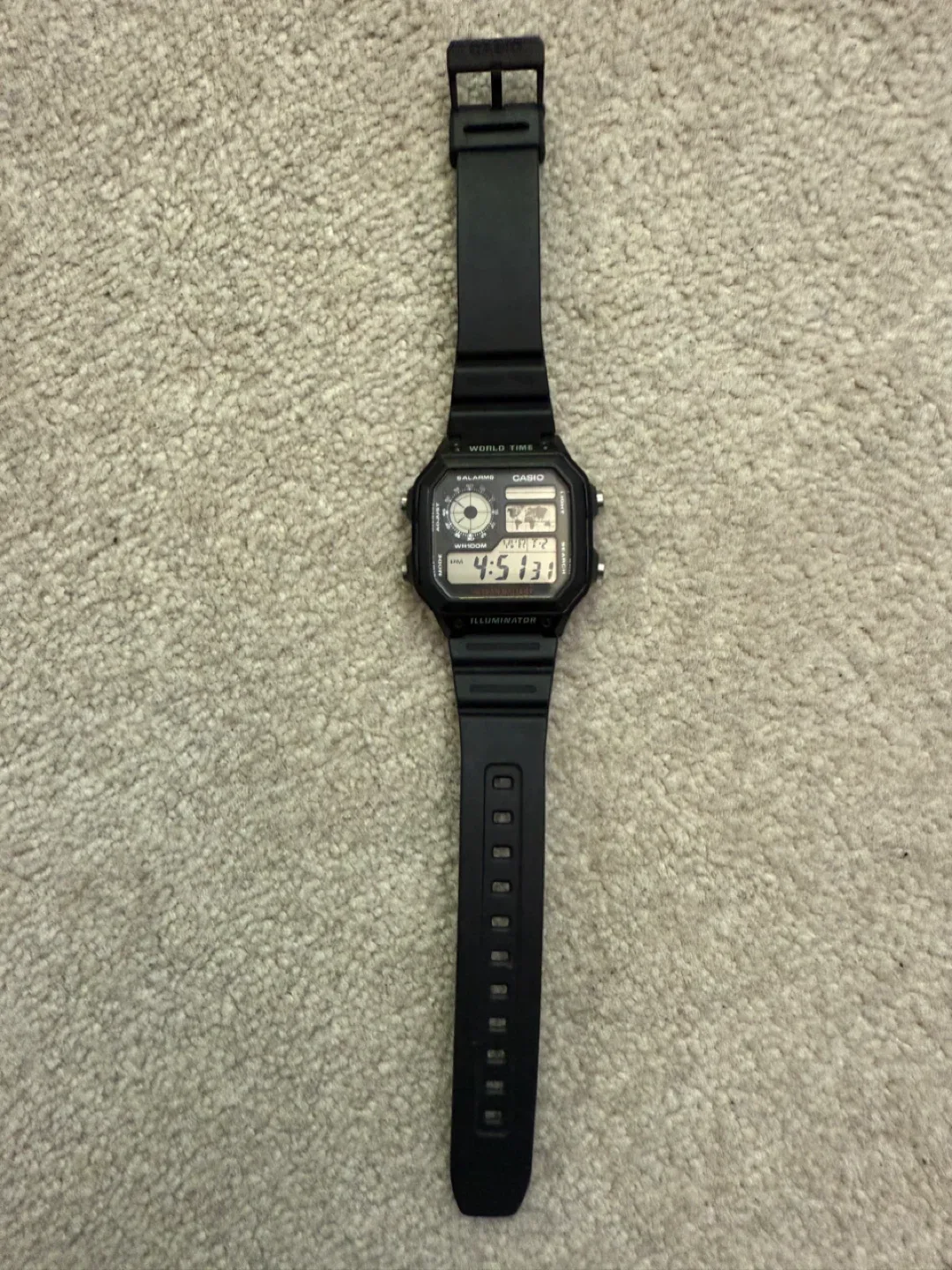Casio World Time Illuminator Watch WR100M image indicator(2)