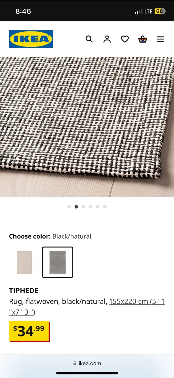 TIPHEDE IKEA Rug image indicator(3)