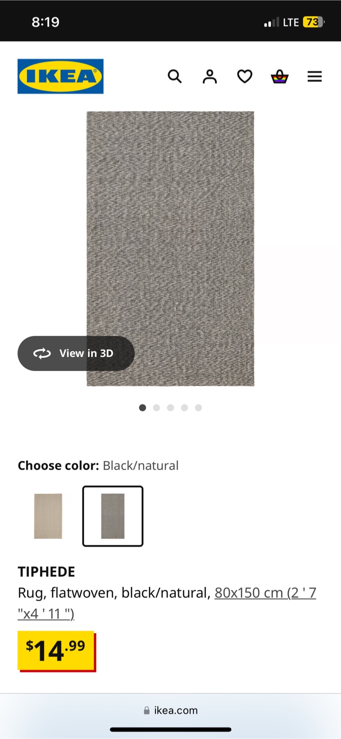 TIPHEDE IKEA Rug - photo 4