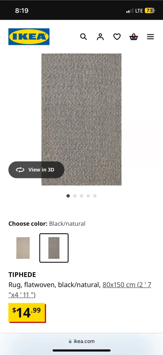 TIPHEDE IKEA Rug image indicator(4)