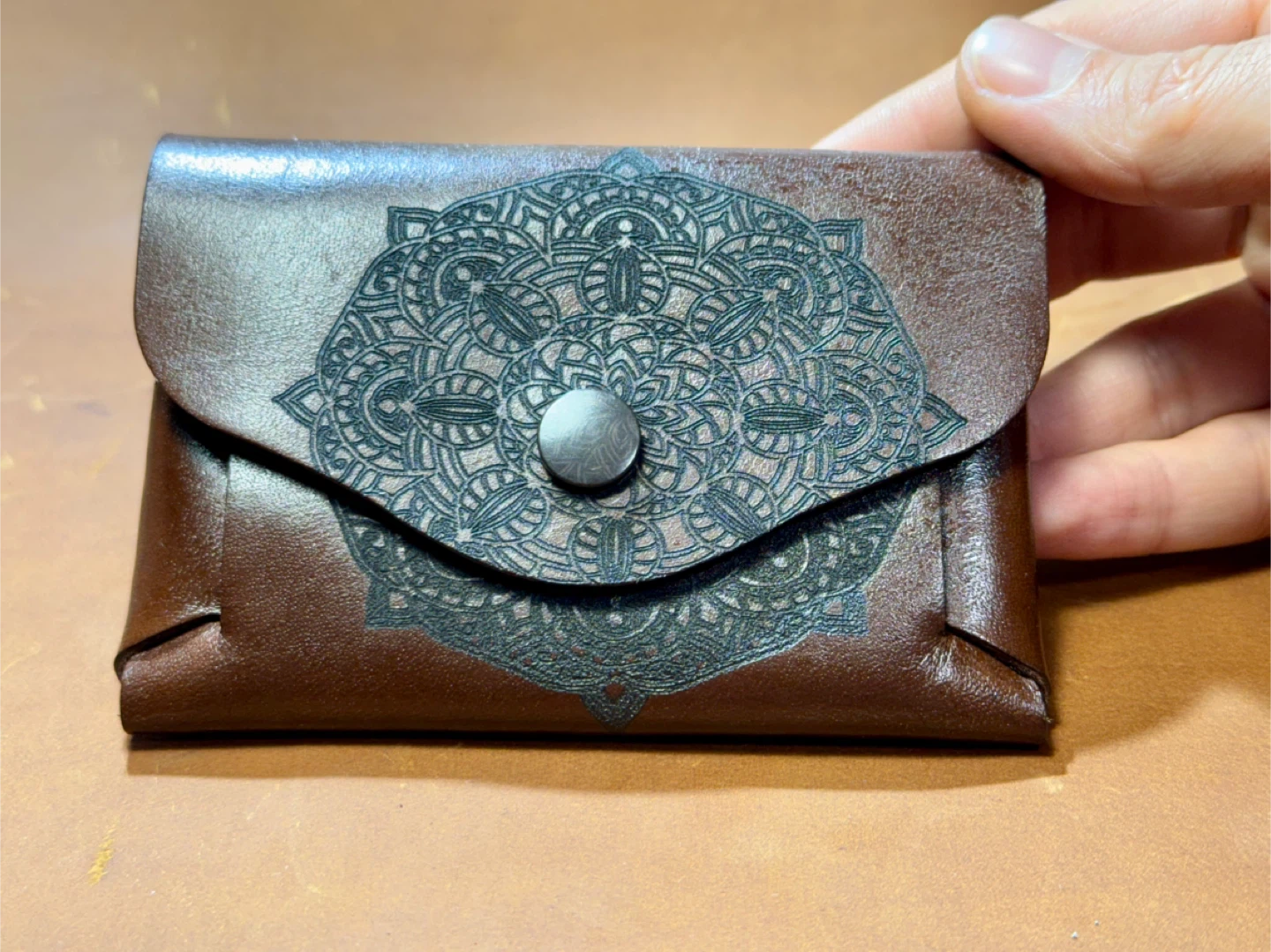 Jasper Leather Custom Card Holder