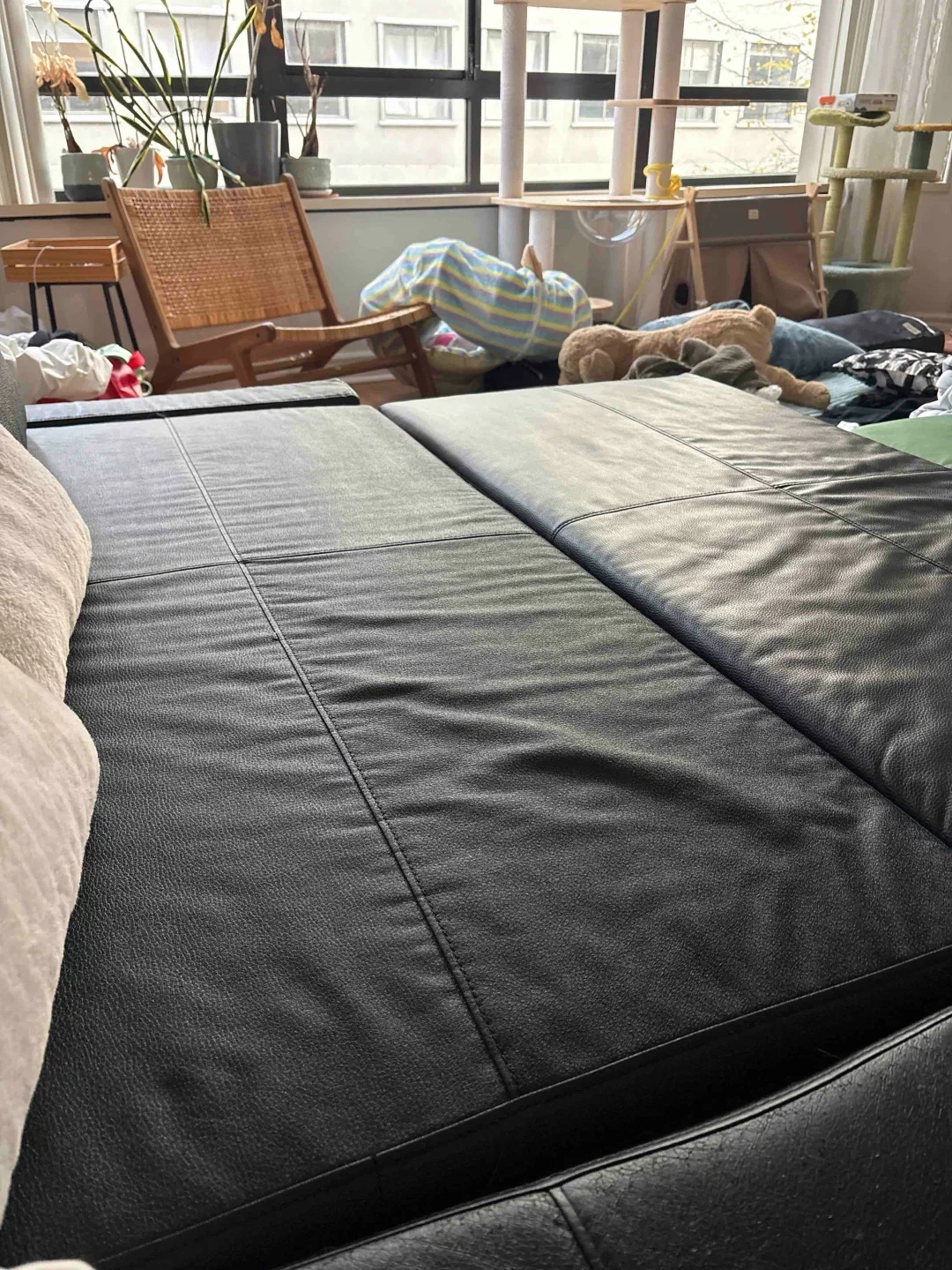 IKEA FRIHETEN Corner Sofa-bed, Bomstad Black - photo 2