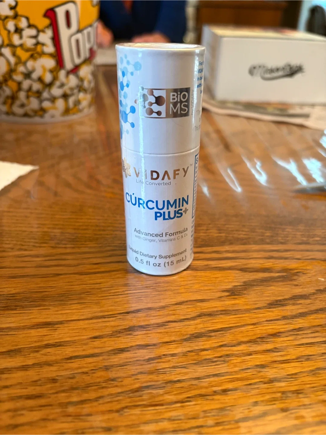 VIDAFY Curcumin Plus+ Liquid Dietary Supplement - New