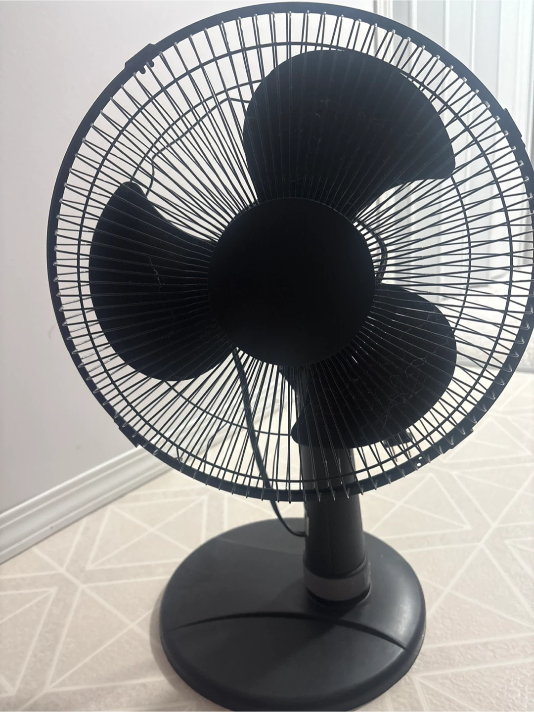 Black Table Fan