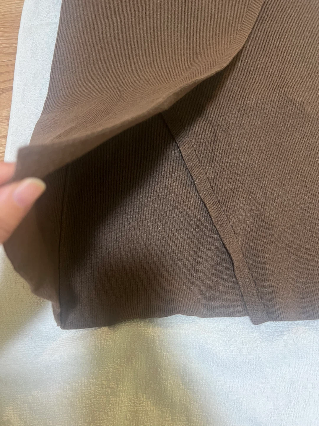 Zara Brown Knit Skirt - Size S - photo 3