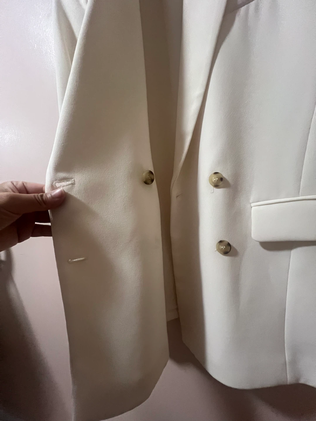 Zara Cream Blazer-Xs size - photo 3