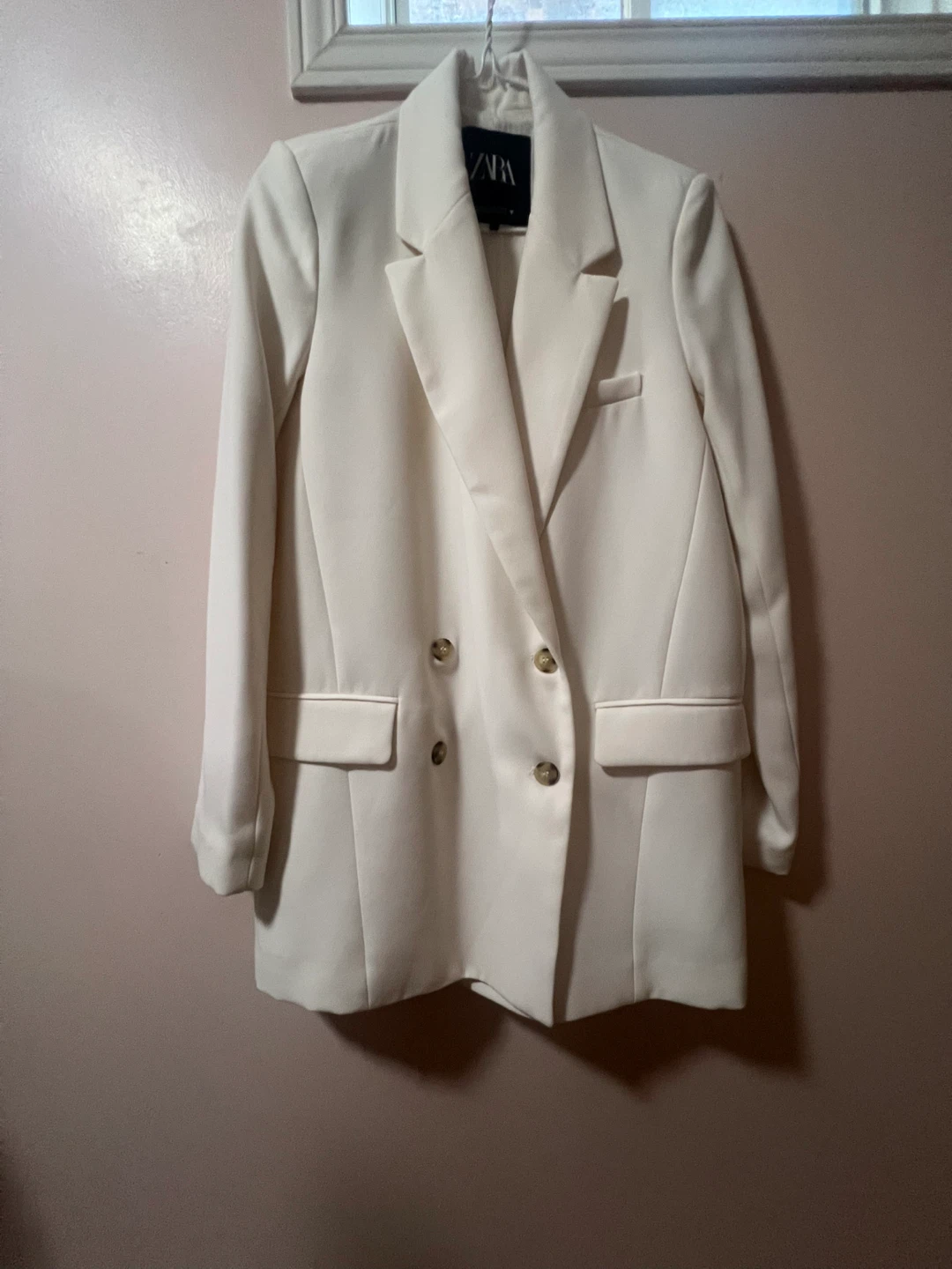 Zara Cream Blazer-Xs size