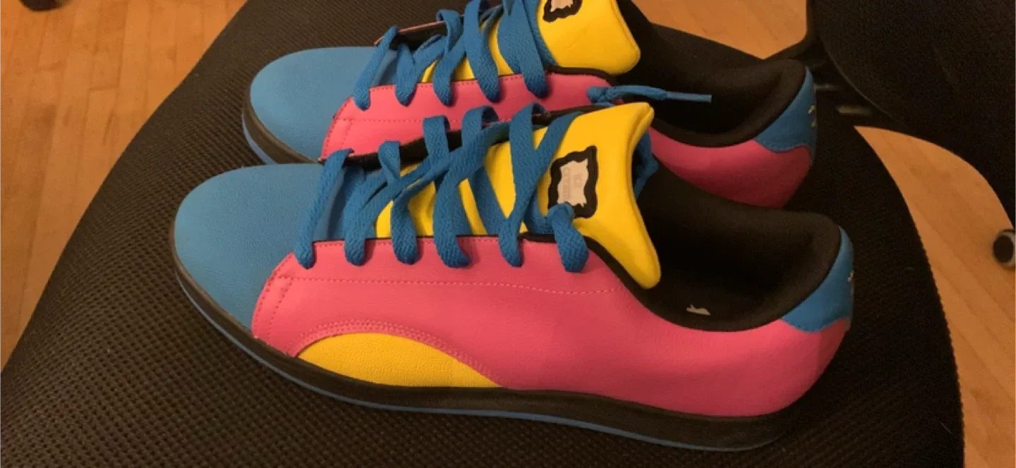 Ice Cream Skate Sneakers - Pink, Blue, Yellow image indicator(3)