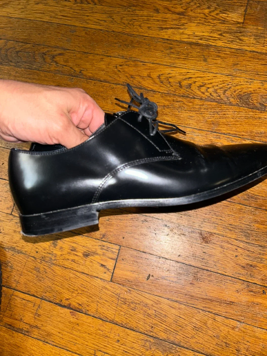 Coach Black Leather Dress Shoes - Size 8.5 image indicator(3)