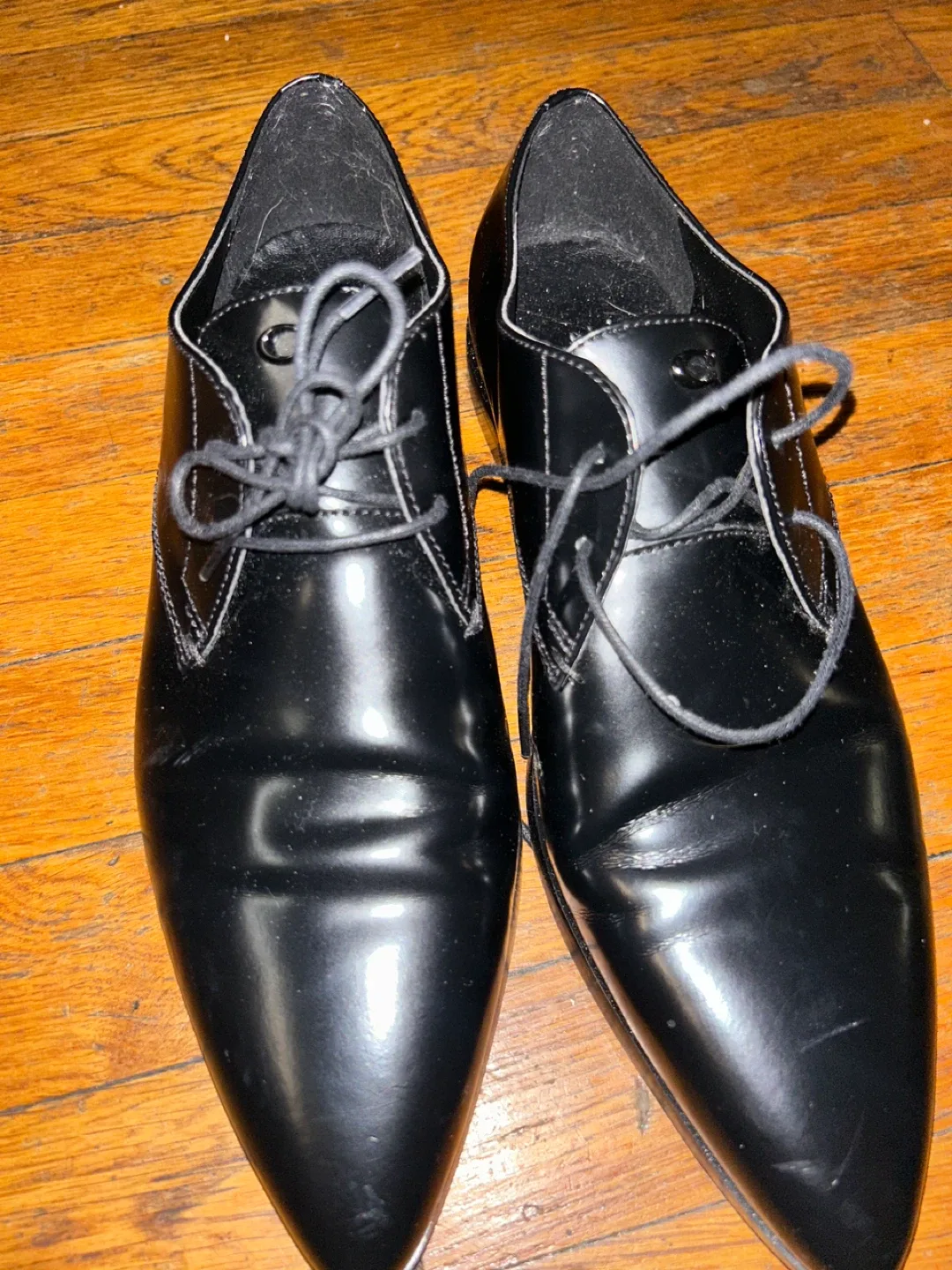 Coach Black Leather Dress Shoes - Size 8.5 image indicator(2)