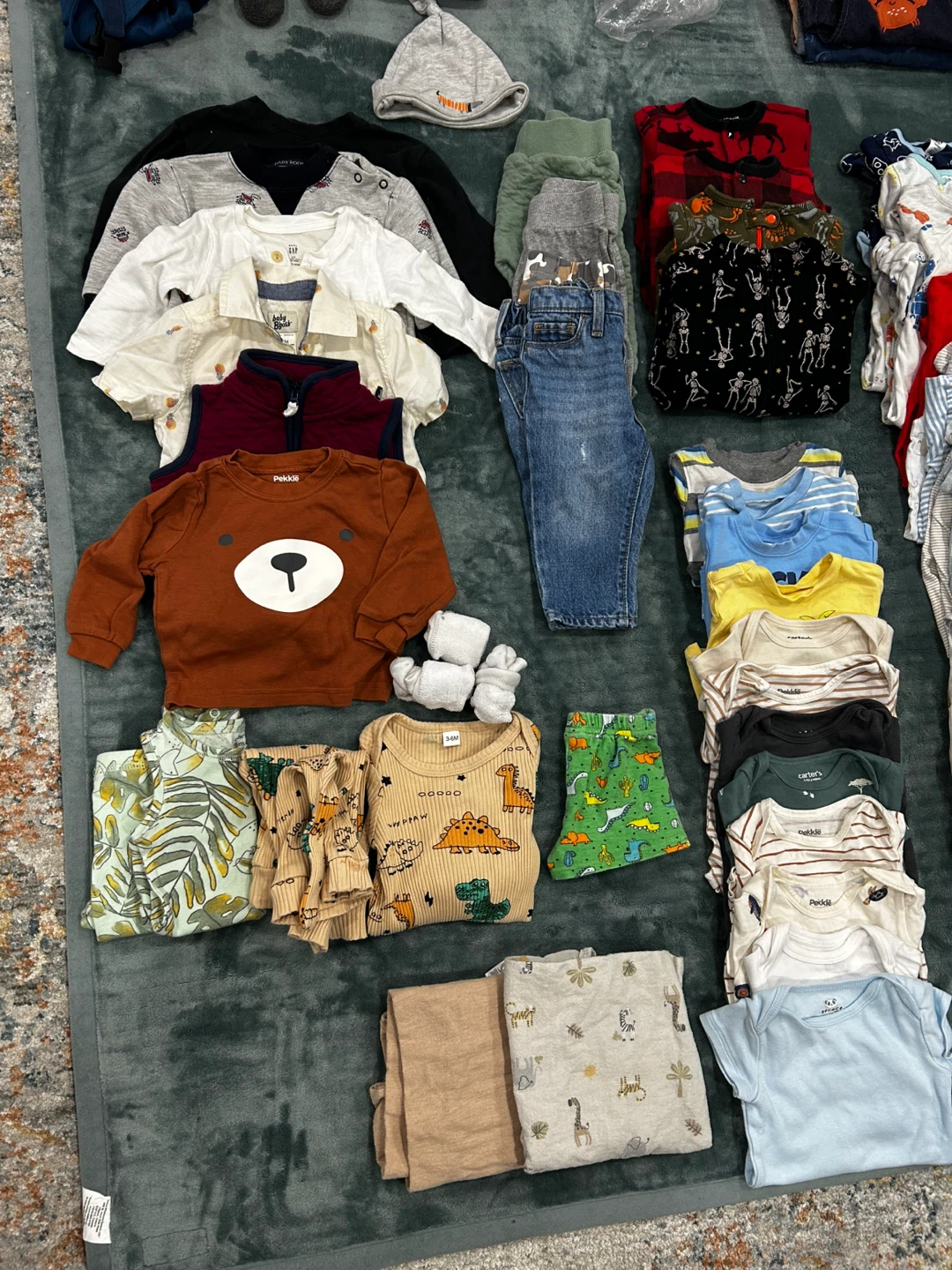 Lot of clothes for a child from 3-9 months