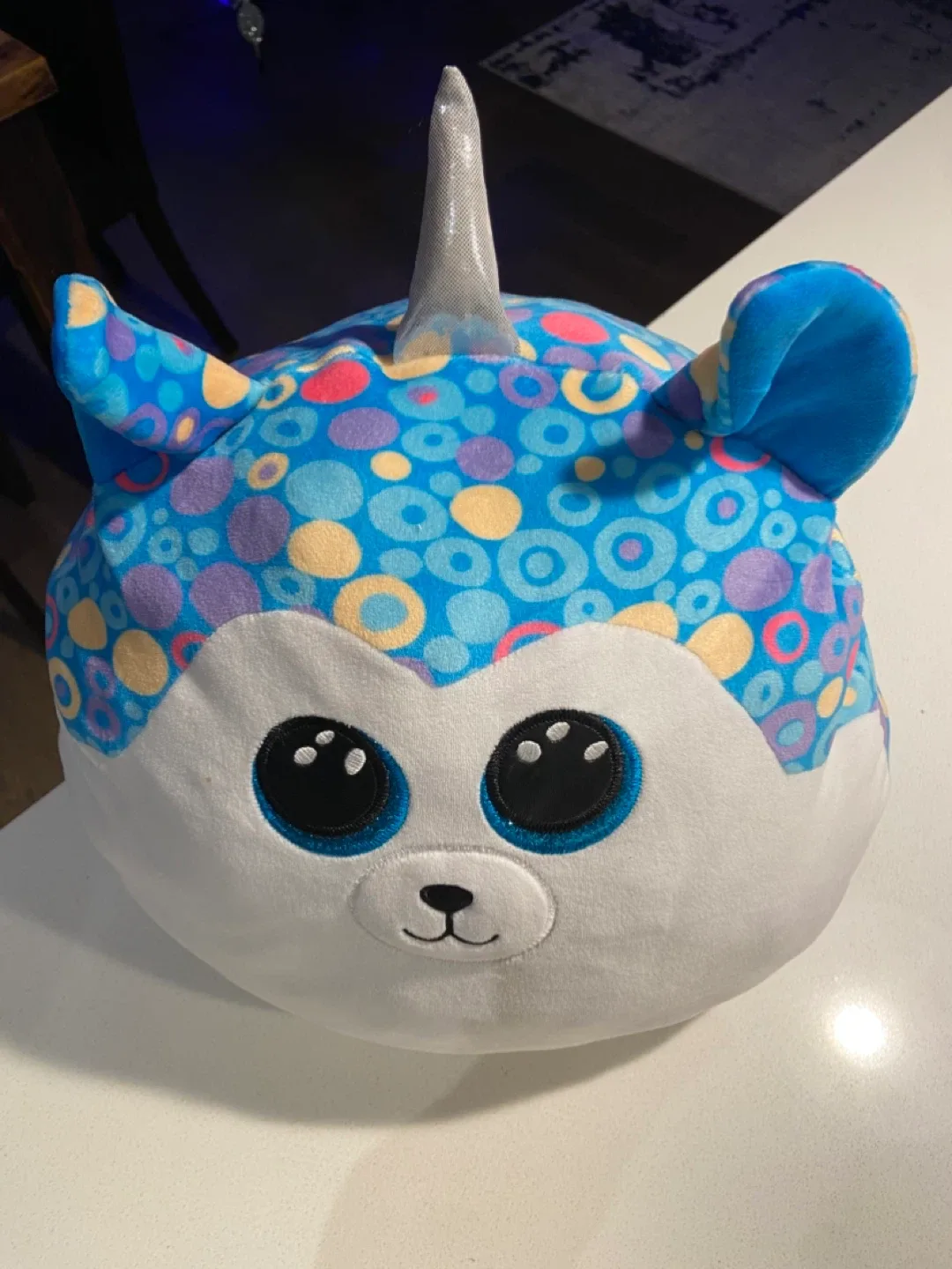 EUC: TY Large Soft Puppy Dog Unicorn Plush Toy image indicator(2)