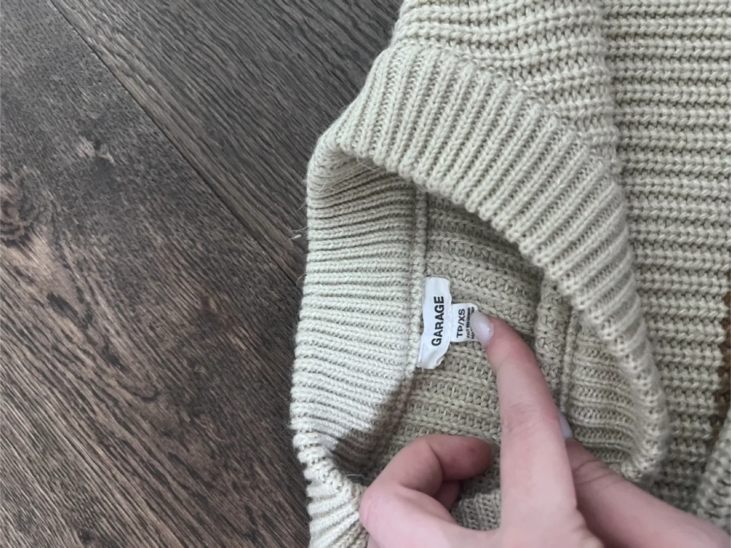 Garage Striped Knit Sweater - Size XS image indicator(2)