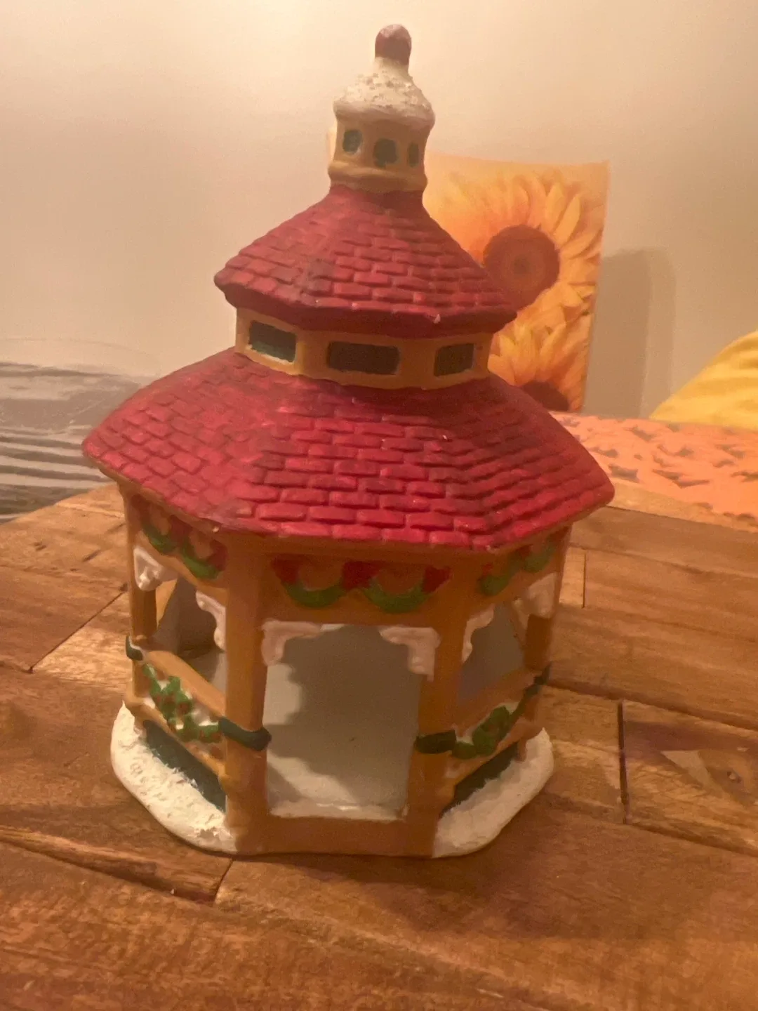 Christmas Village Gazebo Decoration