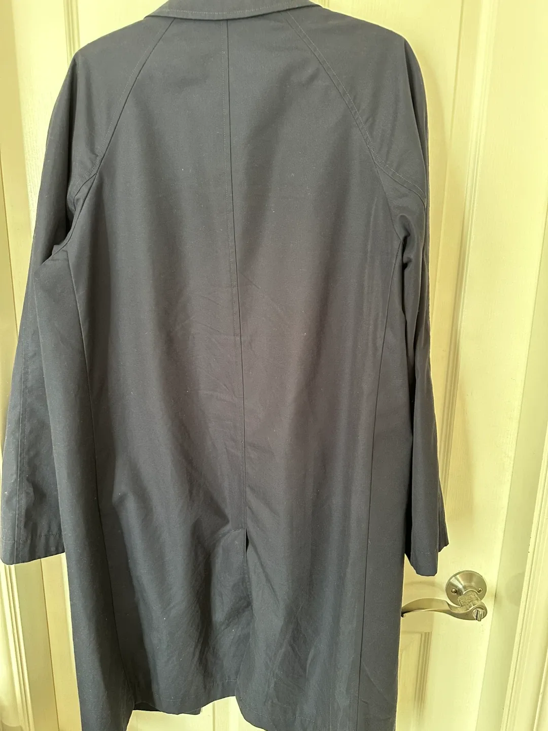 Navy Blue Trench Coat image indicator(2)