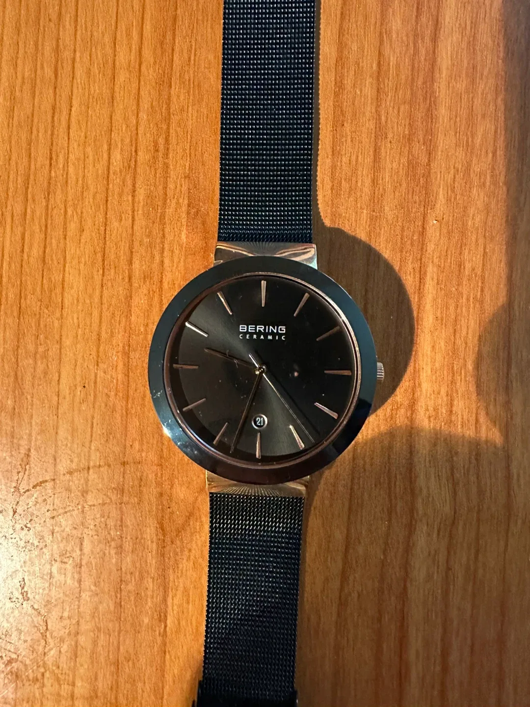 Bering Ceramic Watch with Stainless Steel Band image indicator(2)