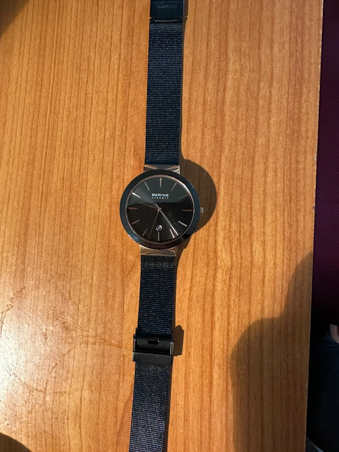 Bering Ceramic Watch with Stainless Steel Band