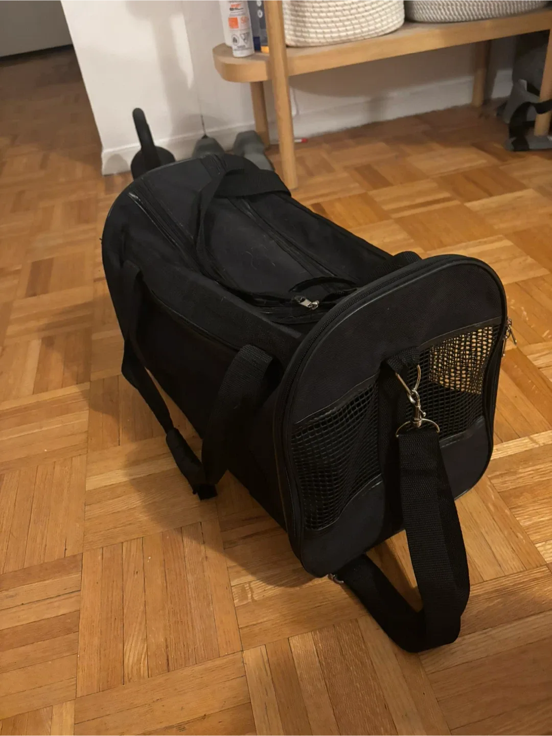 Black Pet Carrier Bag