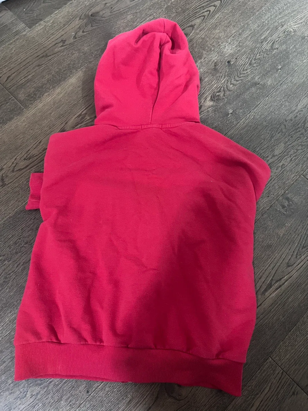 Garage Red Zip-Up Hoodie - Size XS image indicator(2)