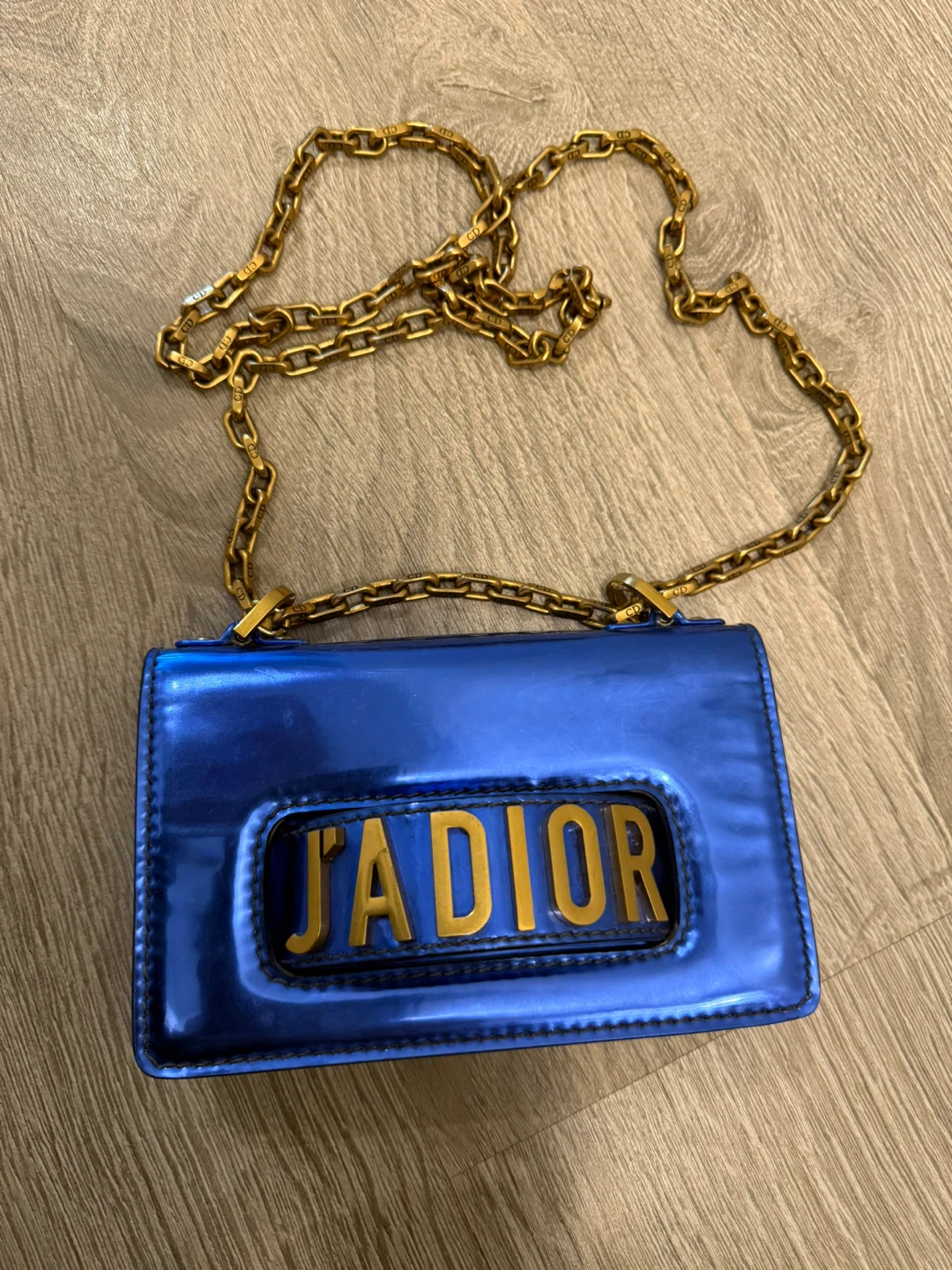 Christian Dior J'Adior Blue Chain bag