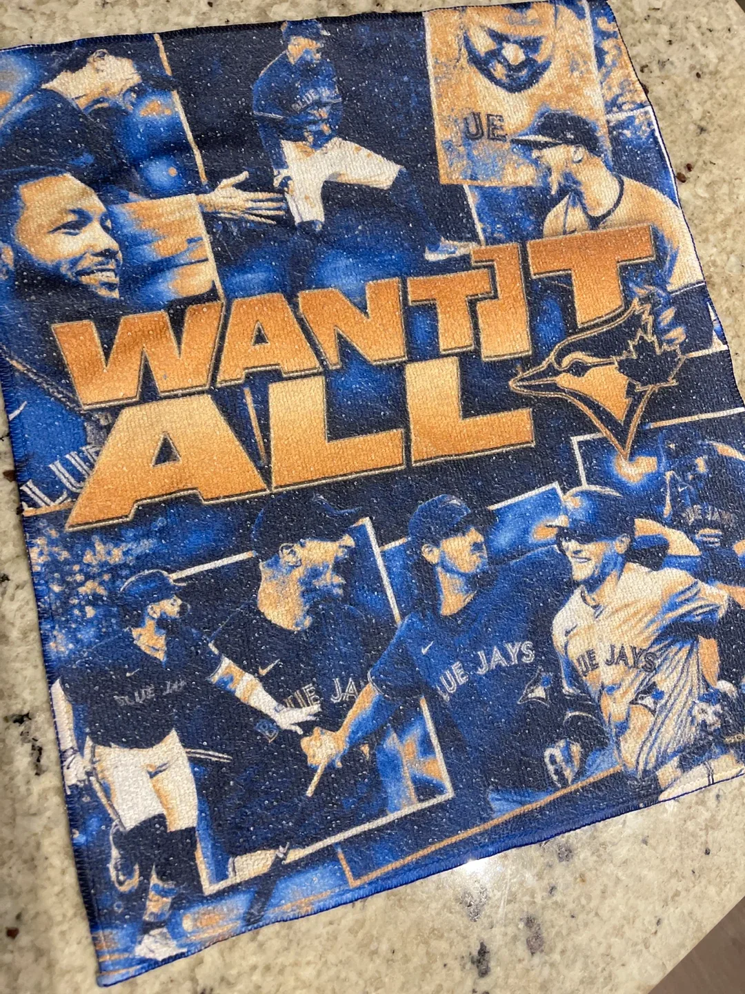 Toronto Blue Jays 'Want It All' Rally Towel image indicator(2)