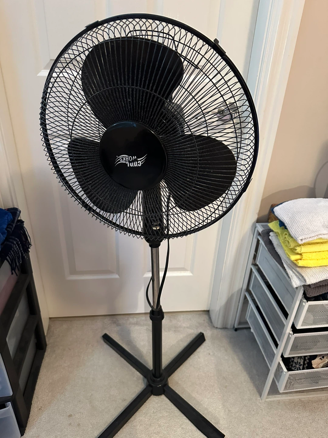 Cool Works Black Stand Fan