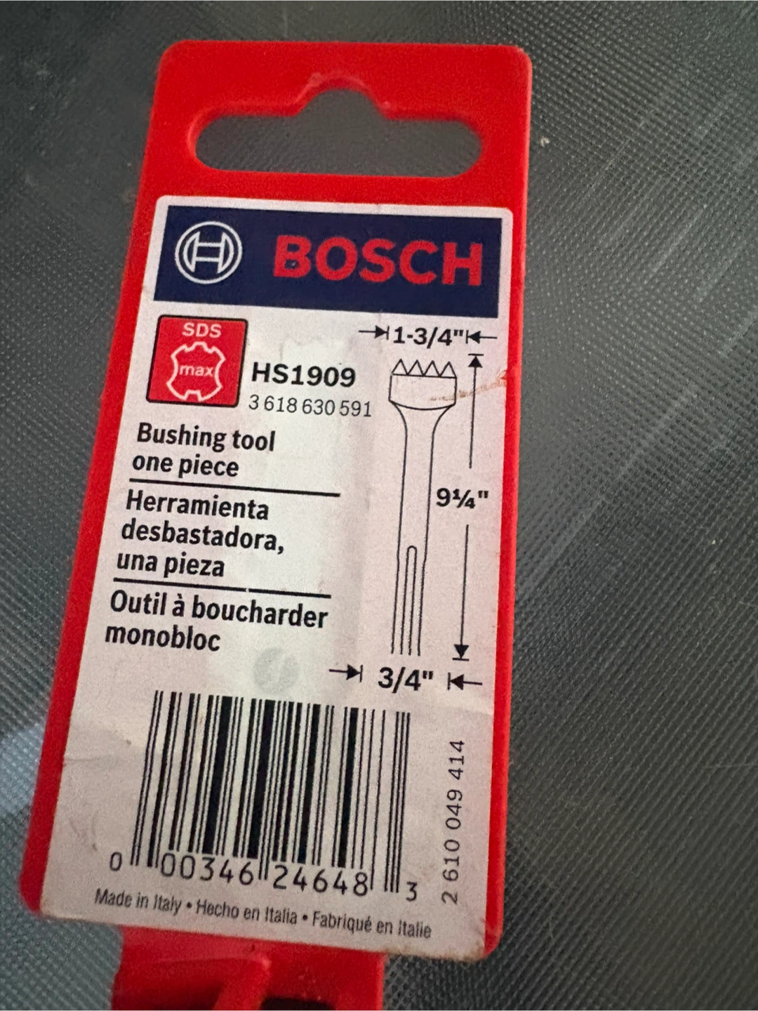 Bosch HS1909 SDS-max Bushing Tool - Like New! - photo 4