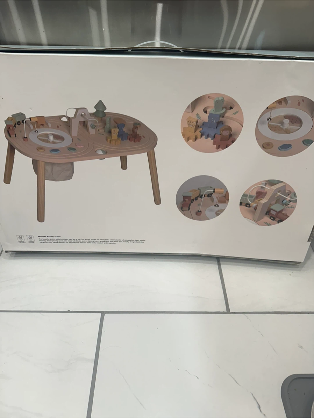 Wooden Activity Table - New in Box! - photo 4