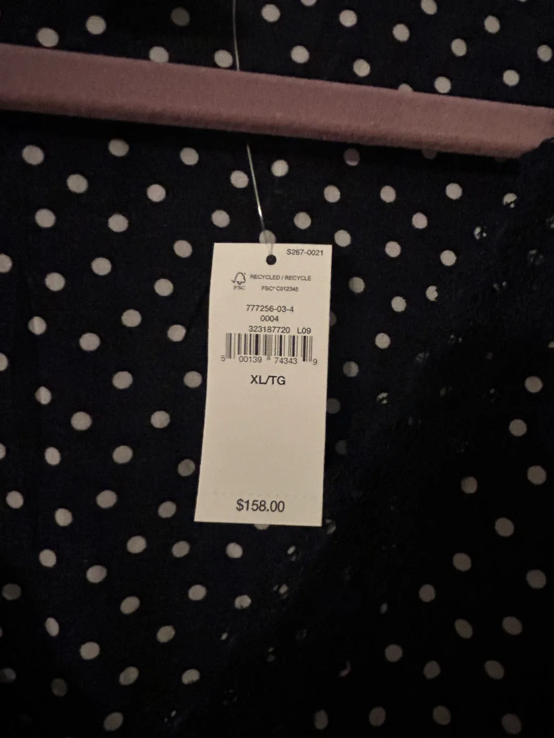 Lace trim V-neck Crepe Maxi Dress image indicator(5)