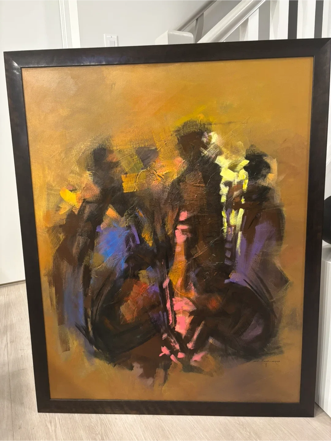 Original Framed African Painting