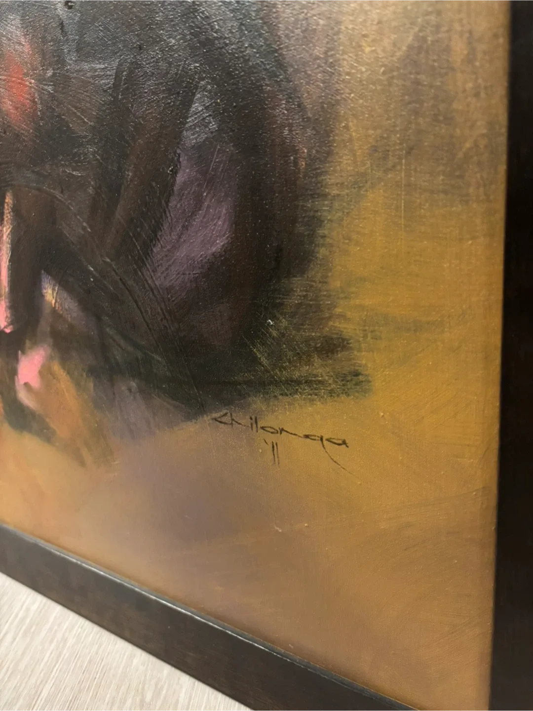 Original Framed African Painting image indicator(2)