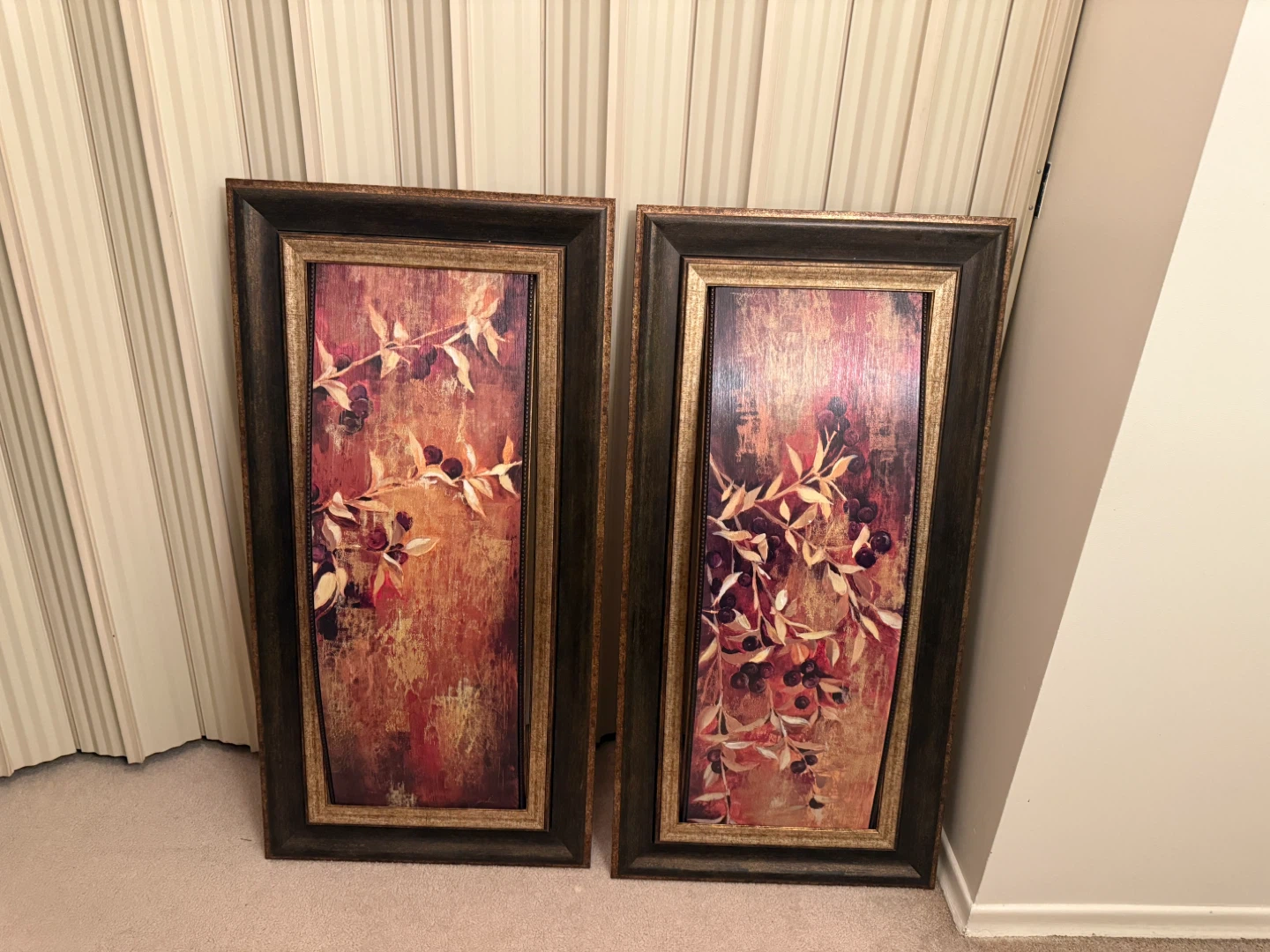 Framed Floral Wall Art - Set of 2