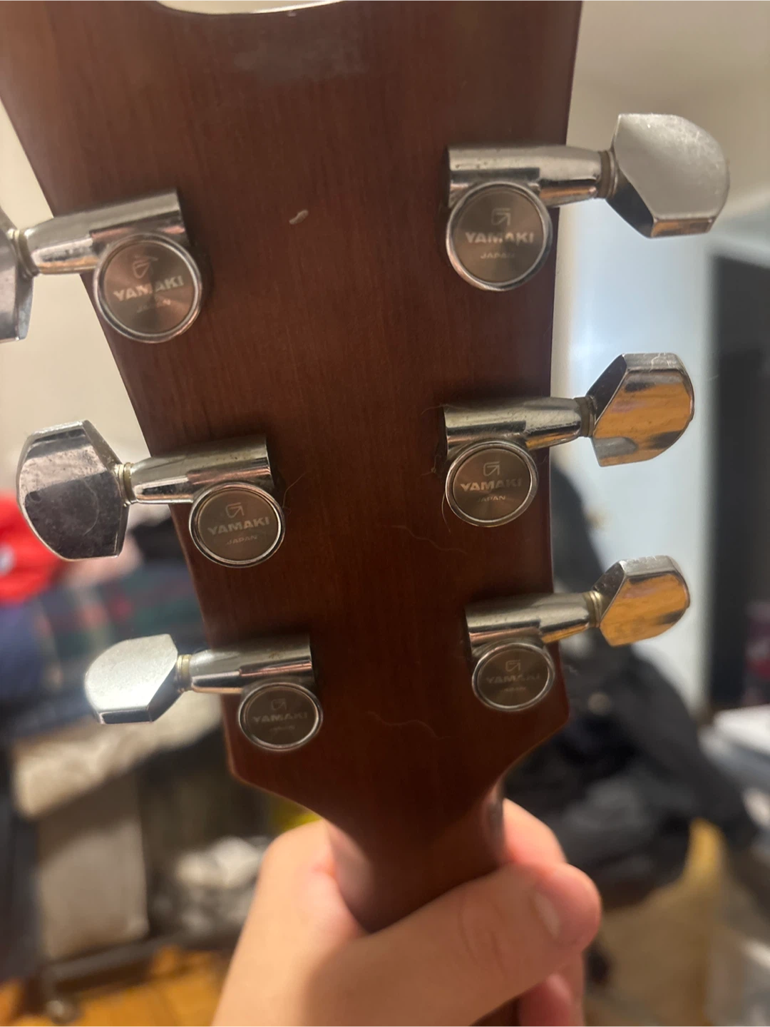 Acoustic Guitar with Hard Case yamaki - photo 4