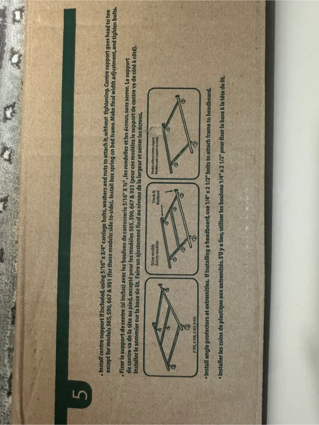 Metal Bed Frame - Black