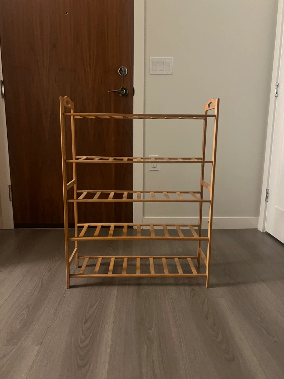 Bamboo Shoe Rack