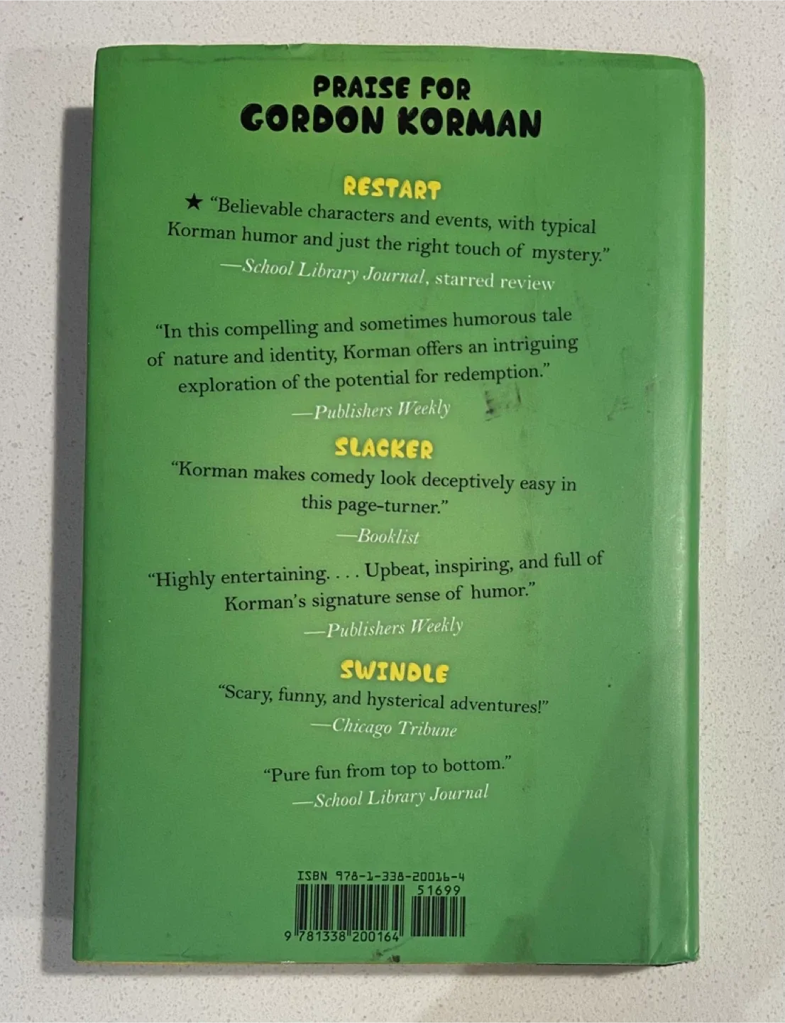 EUC: Whatshisface by Gordon Korman (Hardcover) image indicator(4)