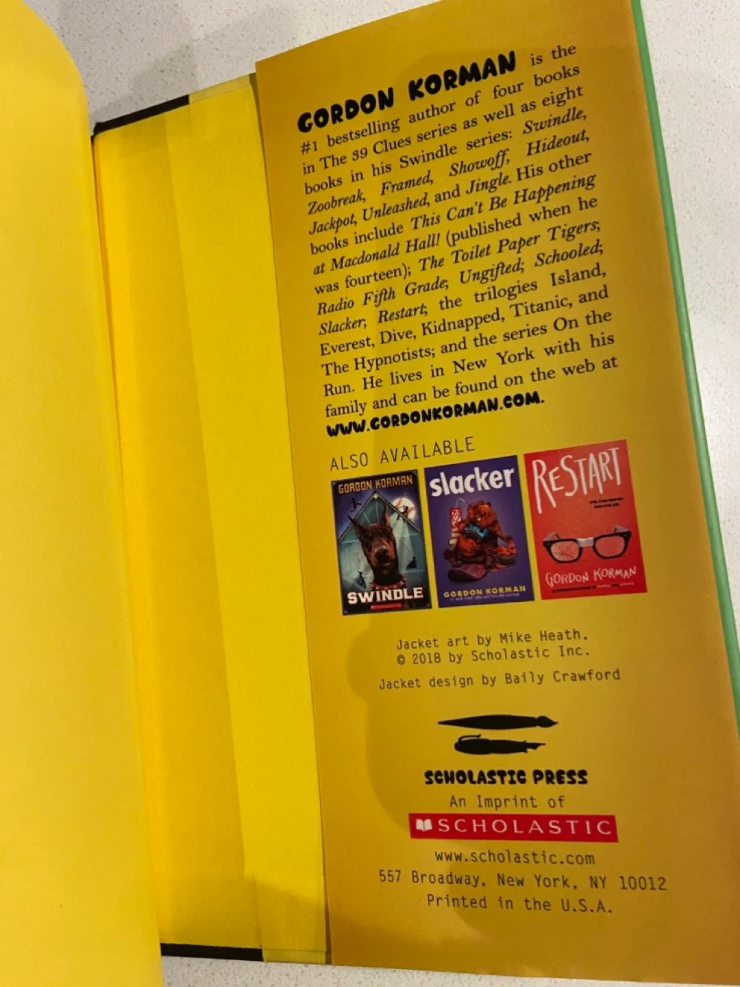 EUC: Whatshisface by Gordon Korman (Hardcover) image indicator(7)