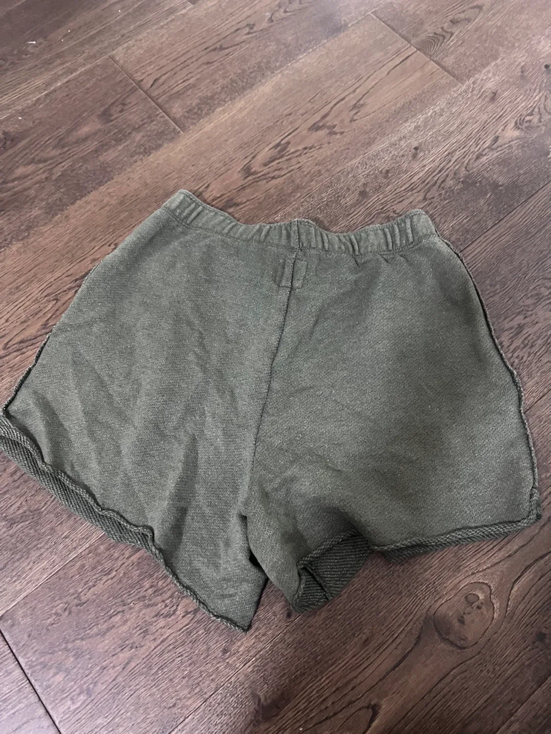 Aerie Olive Green Shorts - Size XS image indicator(3)