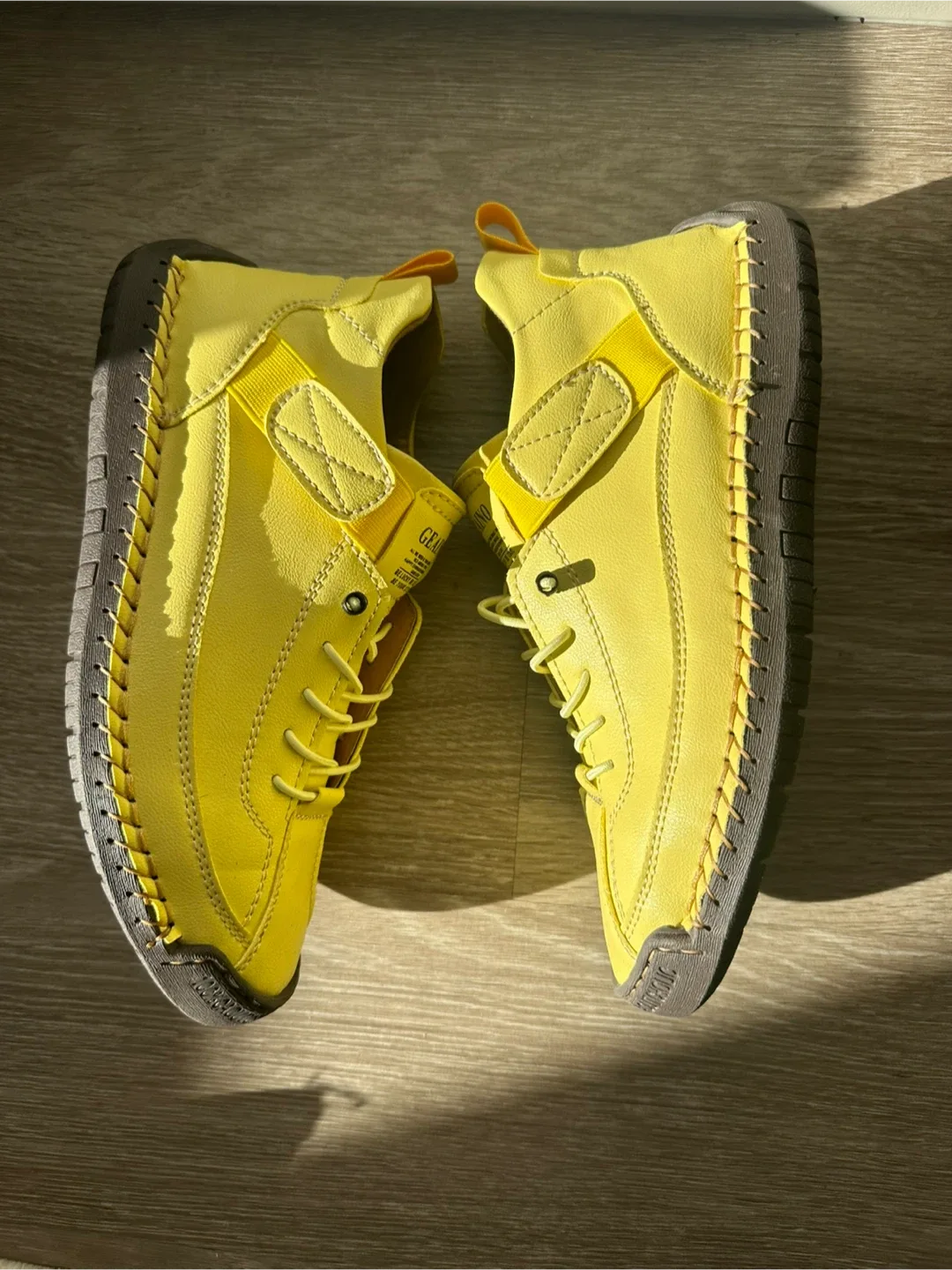 Geaino Yellow Casual Shoes image indicator(2)